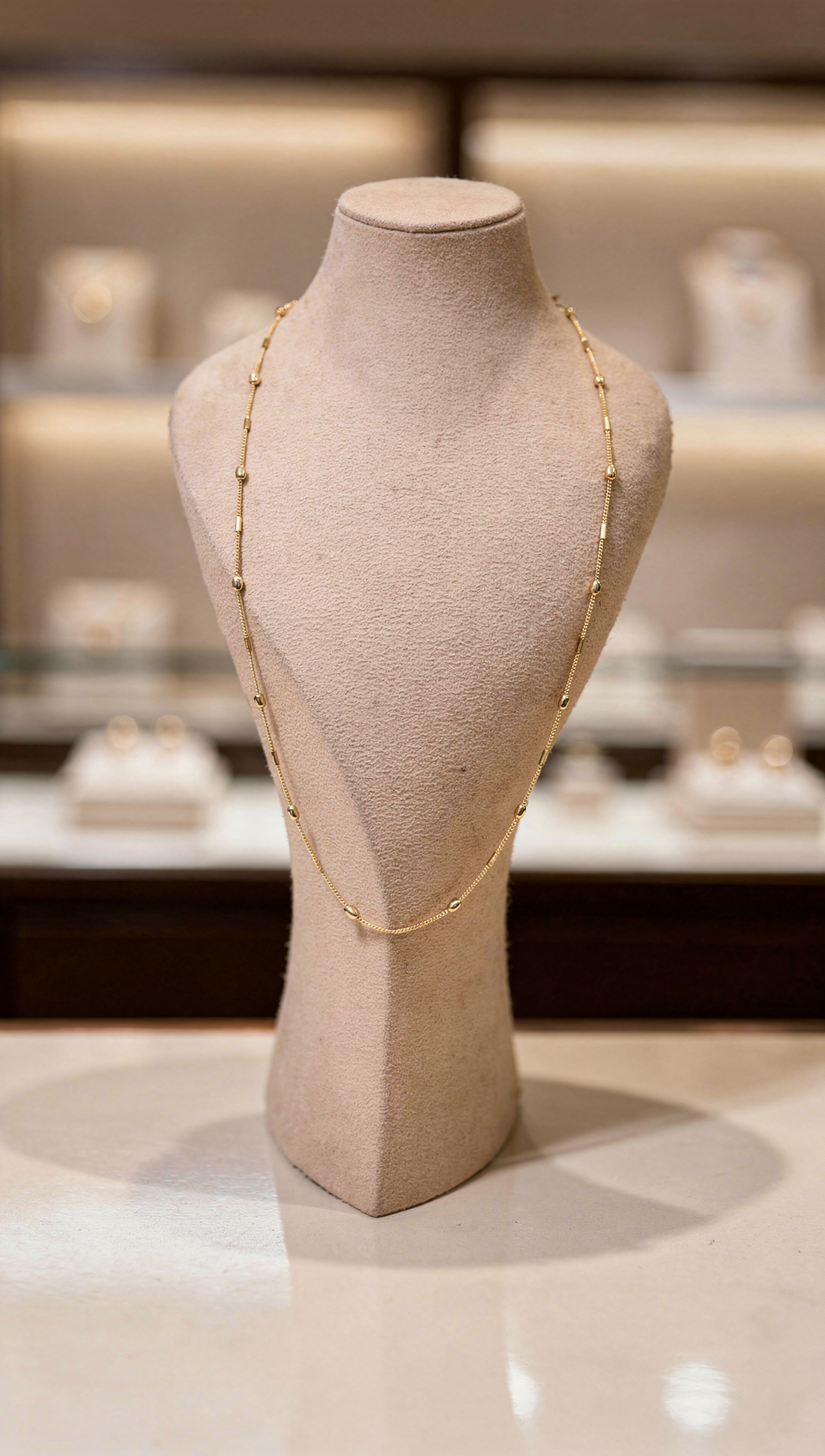 Dorika Detaylı Xuping Çelik Kolye (18k Gold)